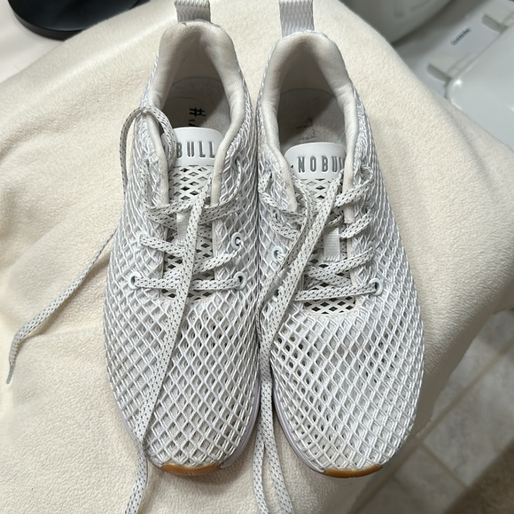 Nobull White Mesh Runner Sneaker - Picture 11 of 16